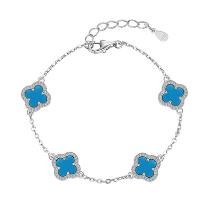 [Kismet Jewels ]Four-Leaf Clover Exquisite Bracelet