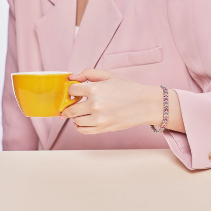 [Kismet Jewels ]Ornate Sparkling Round Cut Party Bracelet