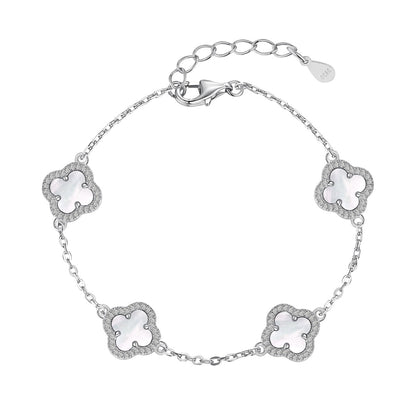 [Kismet Jewels ]Four-Leaf Clover Exquisite Bracelet