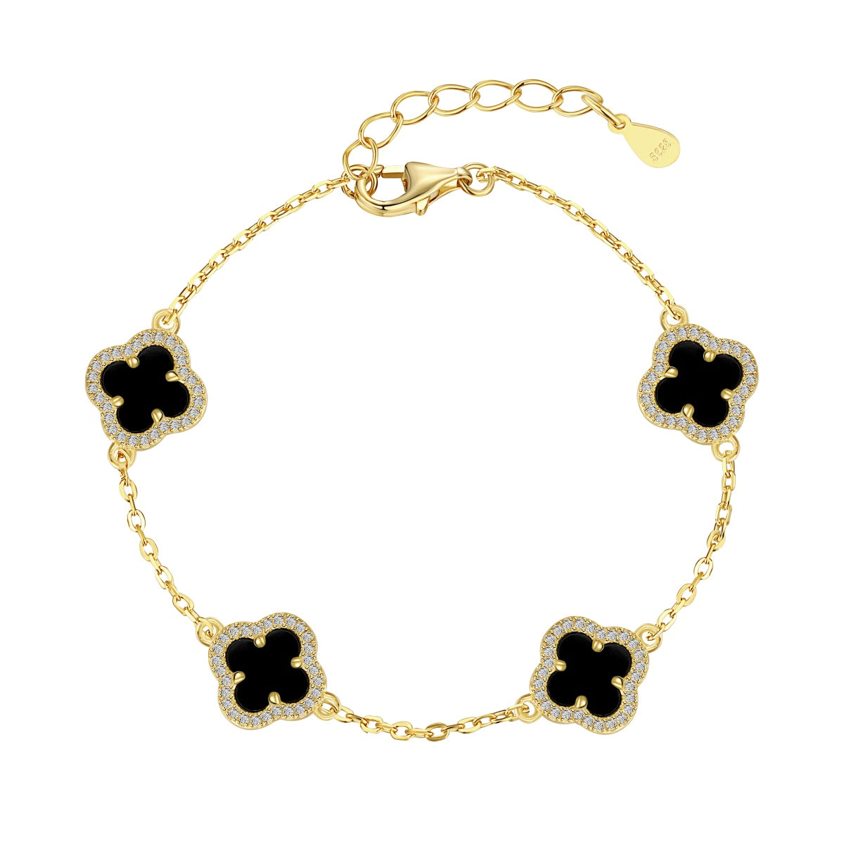 [Kismet Jewels ]Four-Leaf Clover Exquisite Bracelet