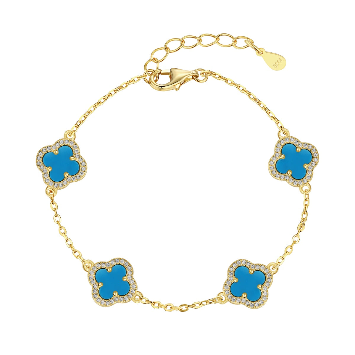 [Kismet Jewels ]Four-Leaf Clover Exquisite Bracelet