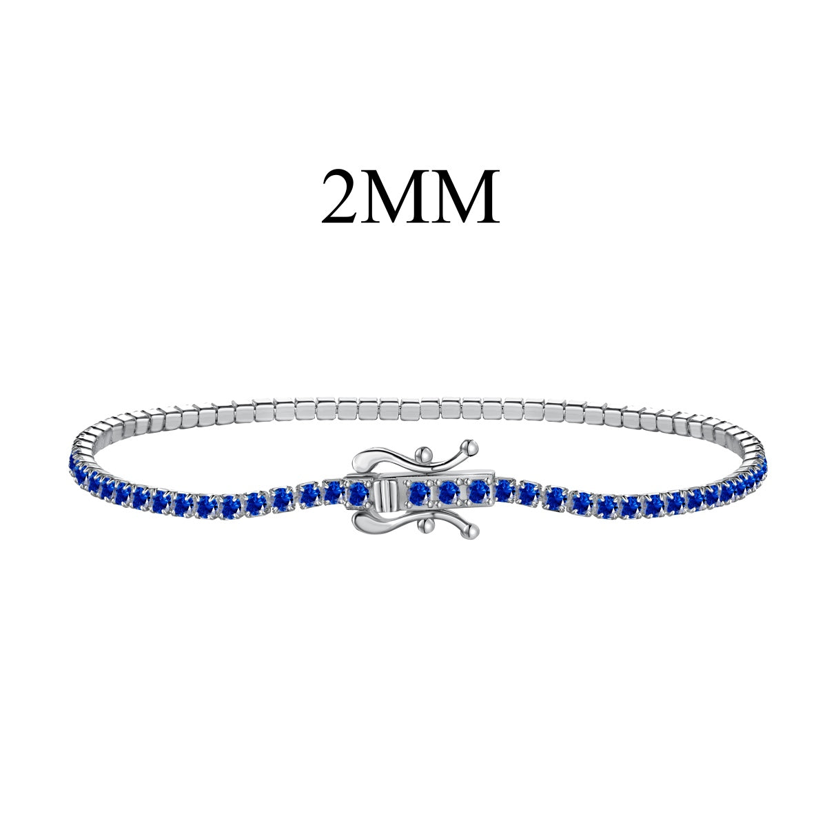 [Kismet Jewels ]Radiant Colorful Round Cut Party Bracelet