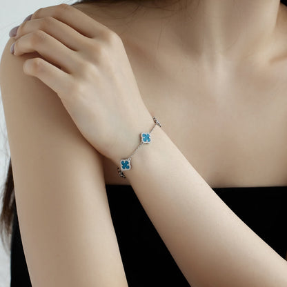 [Kismet Jewels ]Four-Leaf Clover Exquisite Bracelet