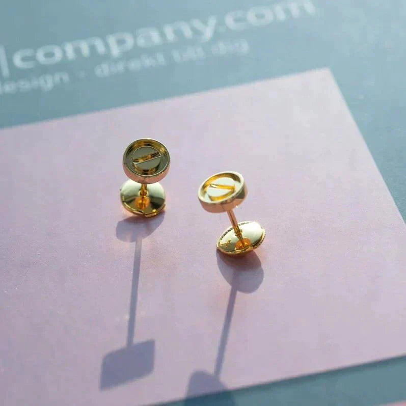 [Kismet Jewels ]LOVE EARRINGS GOLD 10MM