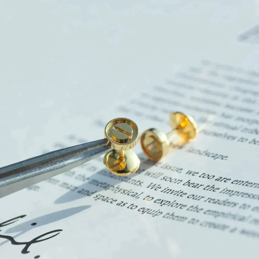 [Kismet Jewels ]LOVE EARRINGS GOLD 10MM