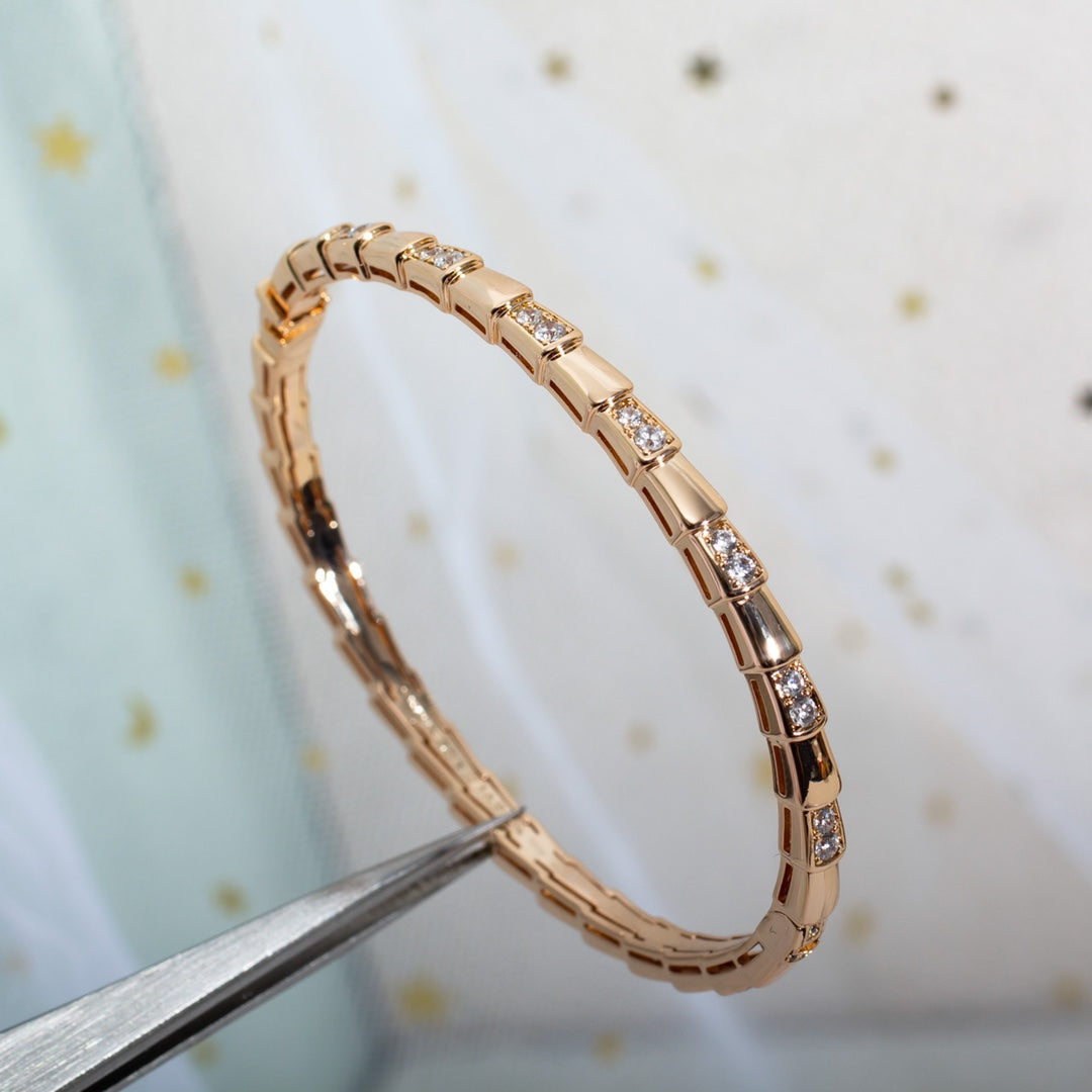 [Kismet Jewels ]SERPENTI BRACELET PINK GOLD DIAMOND
