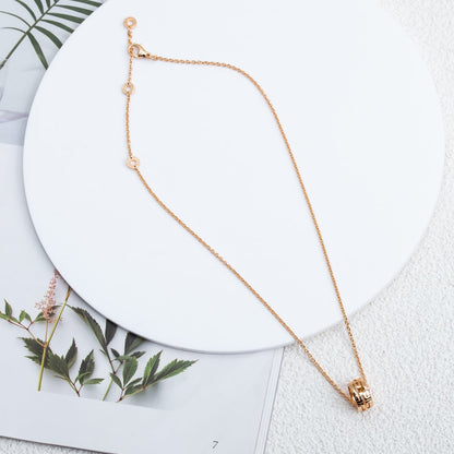 [Kismet Jewels ]PARENTESI NECKLACE PINK GOLD