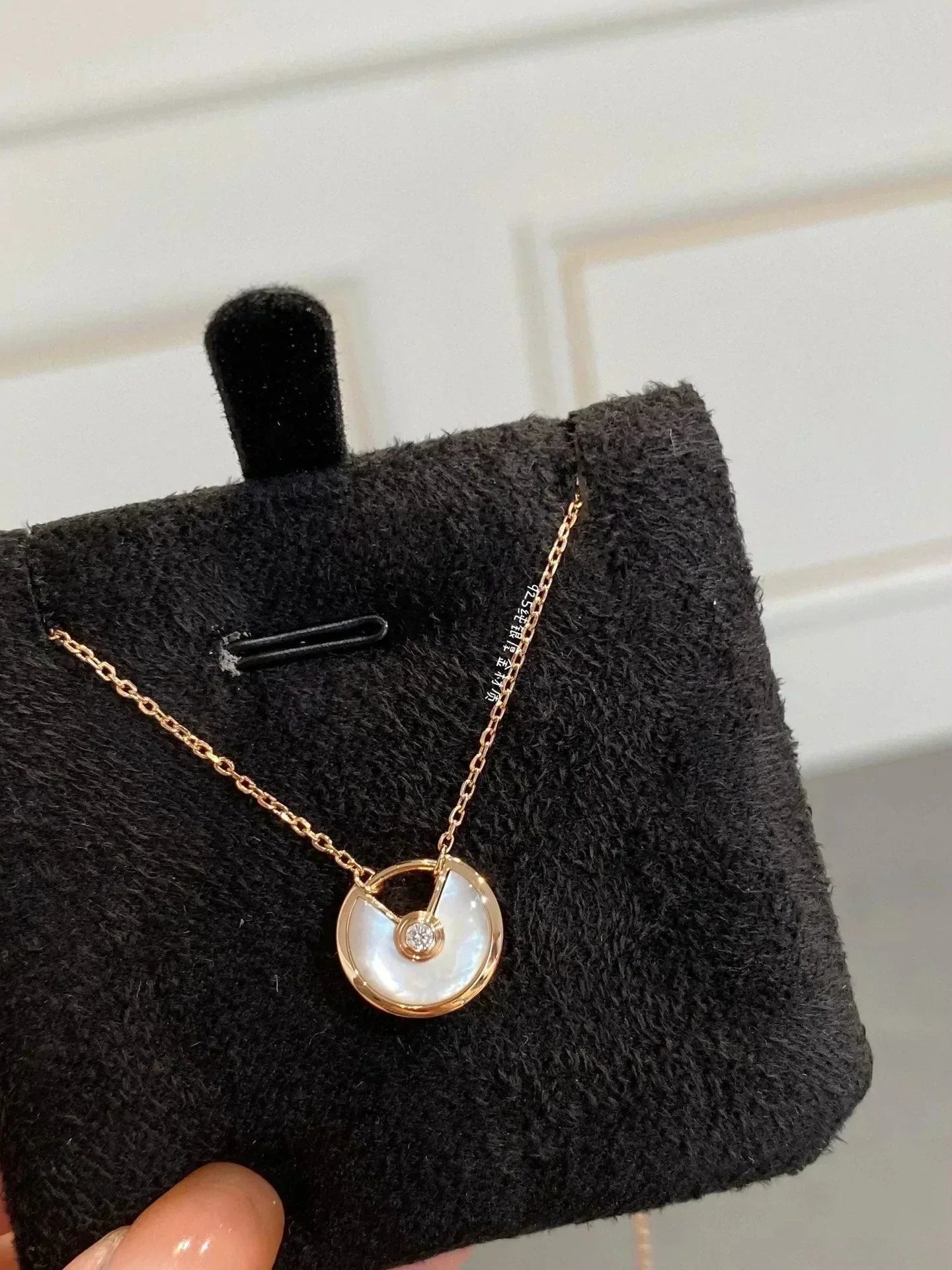 [Kismet Jewels ]AMULETTE ROSE GOLD MOP NECKLACE
