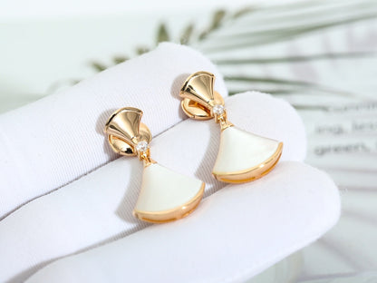 [Kismet Jewels ]DREAM MOP PINK GOLD EARRINGS