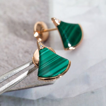 [Kismet Jewels ]DIVAS DREAM EARRINGS PINK GOLD