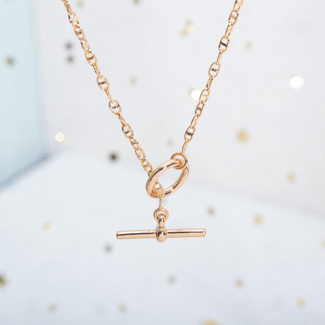 [Kismet Jewels ]ECHAPPEE NECKLACE PINK GOLD