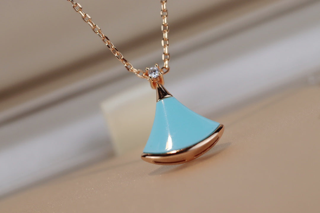[Kismet Jewels ]DREAM NECKLACE TURQUOISE PINK GOLD