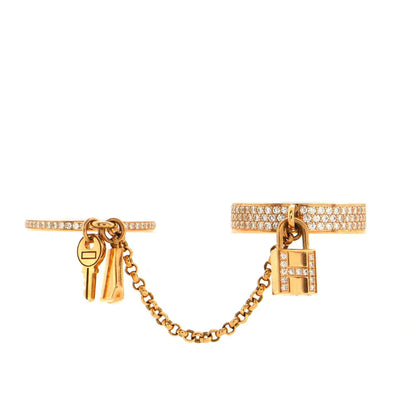 [Kismet Jewels ]HM KELLY CLOCHETTE DOUBLE RING IN  WITH DIAMONDS