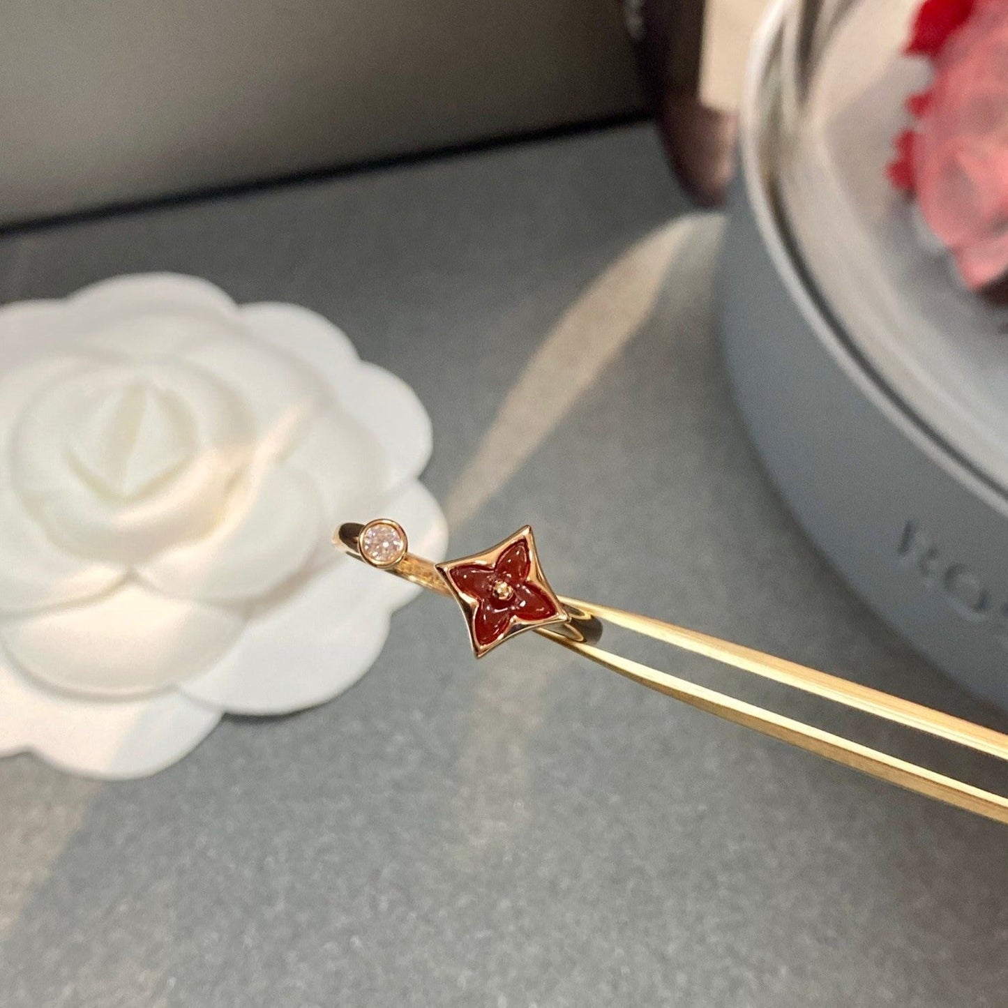 [Kismet Jewels ]STAR 1 DIAMOND OPEN RING