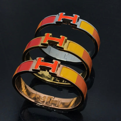 [Kismet Jewels ]H BRACELET ORANGE RAINBOW CERAMIC