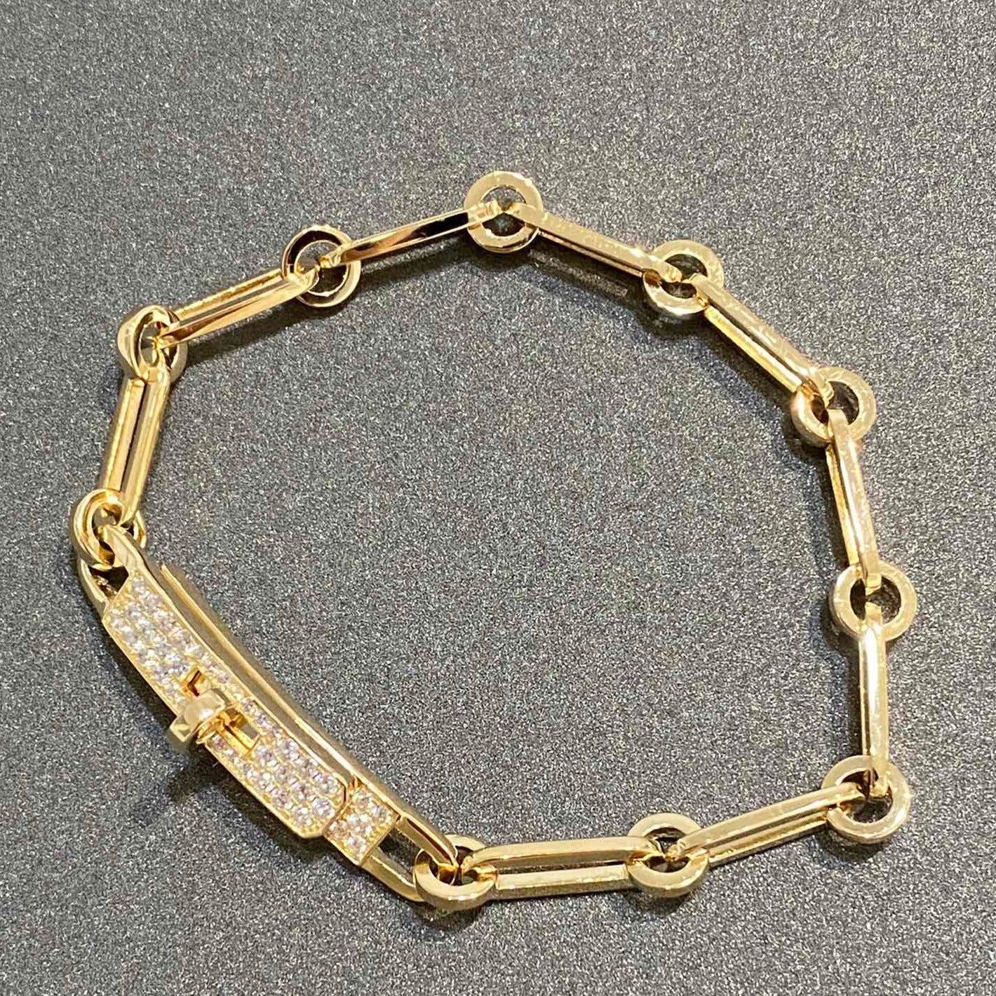 [Kismet Jewels ]CHAINE BRACELET SMALL MODEL DIAMOND