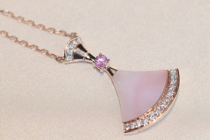 [Kismet Jewels ]DREAM NECKLACE PINK MOP DIAMOND