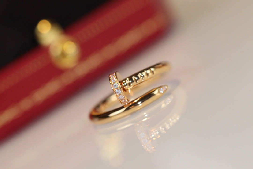 [Kismet Jewels ]JUSTE RING 2.65MM GOLD DIAMOND