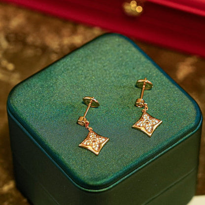 [Kismet Jewels ]STAR DIAMONDS EARRINGS GOLD