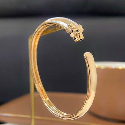 [Kismet Jewels ]PANTHERE GOLD OPEN BRACELET