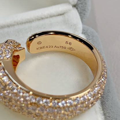 [Kismet Jewels ]PANTHERE PINK GOLD DIAMOND RING