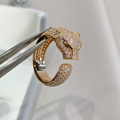 [Kismet Jewels ]PANTHERE PINK GOLD DIAMOND RING