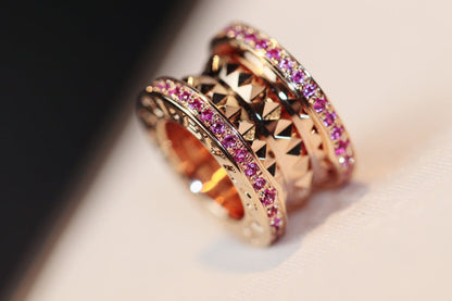 [Kismet Jewels ]ZERO 1 ROCK PINK GOLD PINK DIAMOND NECKLACE