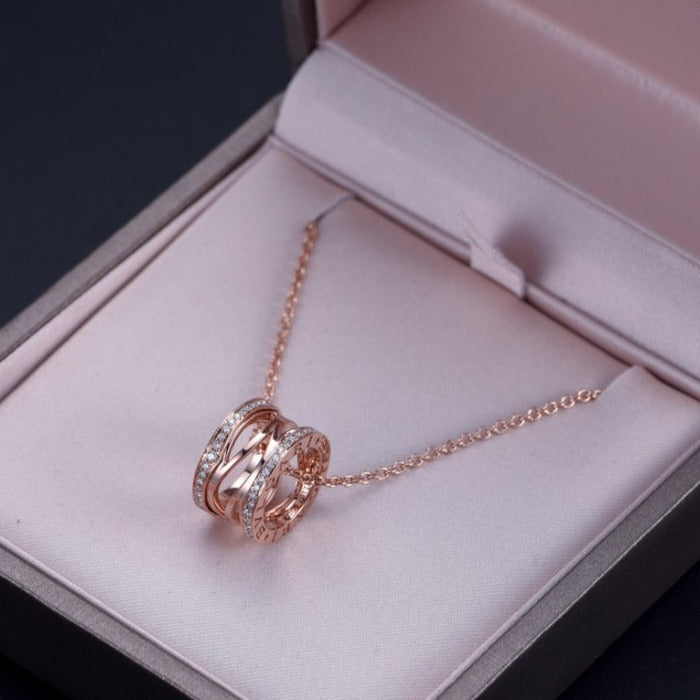 [Kismet Jewels ]ZERO 1 PINK GOLD DIAMOND OPEN NECKLACE