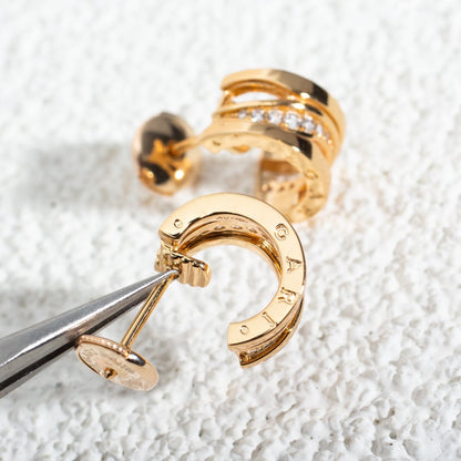 [Kismet Jewels ]ZERO 1 PINK GOLD DIAMONDS EARRINGS