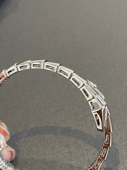 [Kismet Jewels ]SERPENTI BRACELET DIAMONDS SILVER