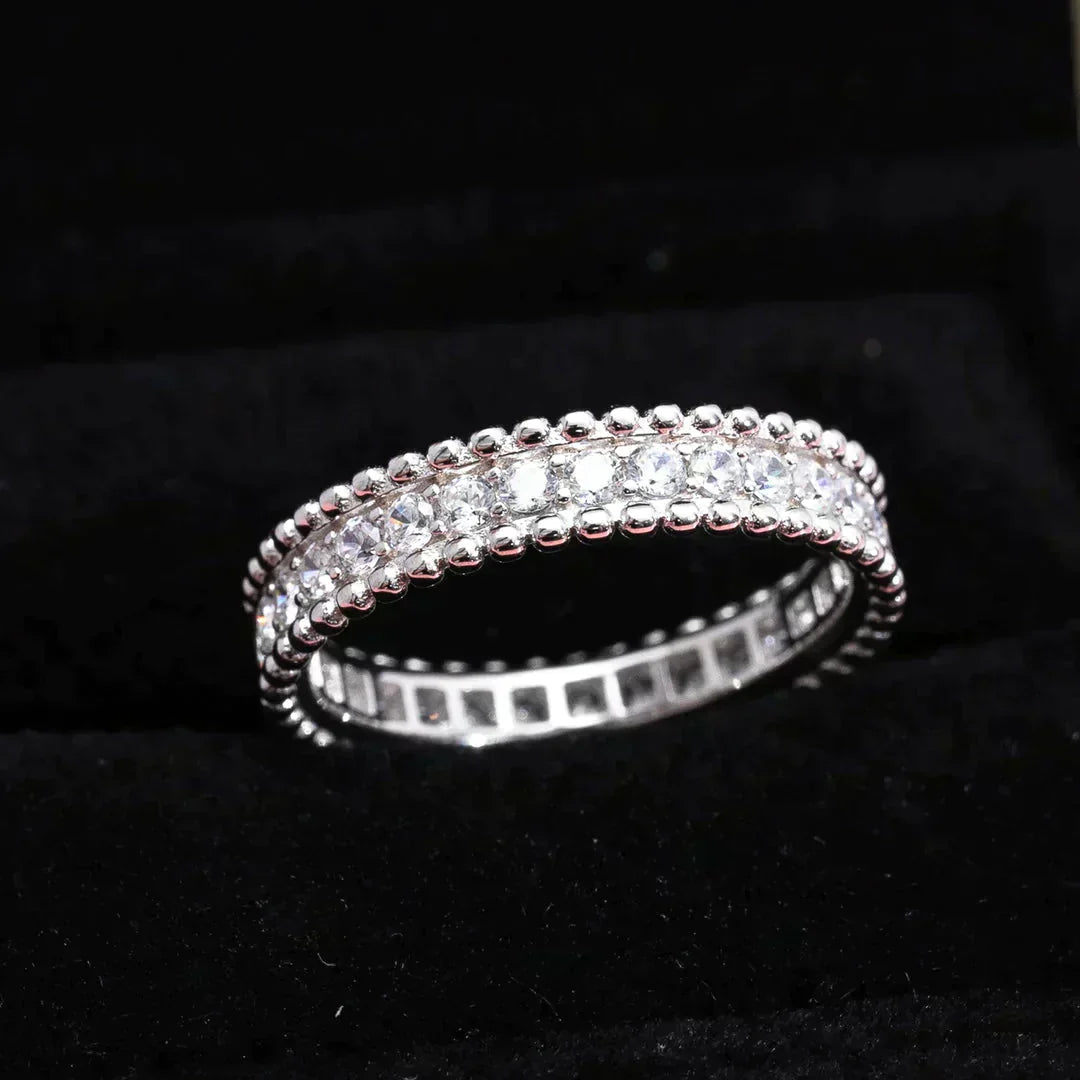 [Kismet Jewels ]PERLEE DIAMOND SILVER RING