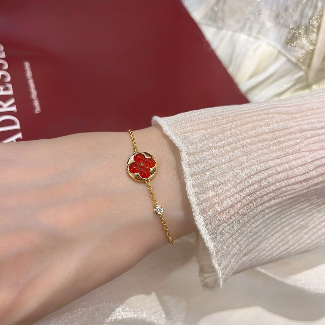[Kismet Jewels ]SUN PEDANT CARNELIAN BRACELET