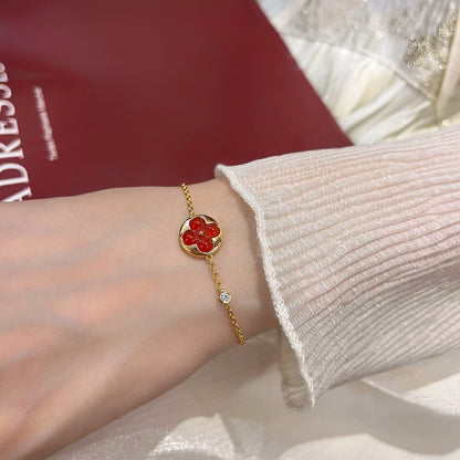 [Kismet Jewels ]SUN PEDANT CARNELIAN BRACELET