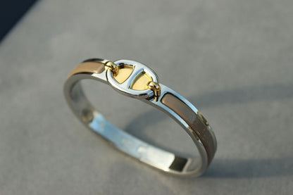 [Kismet Jewels ]CLIC CHAINE SILVER BRACELET