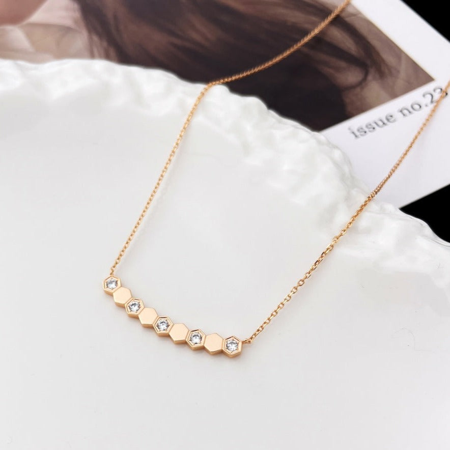 [Kismet Jewels ]BEE MY LOVE DIAMOND NECKLACE