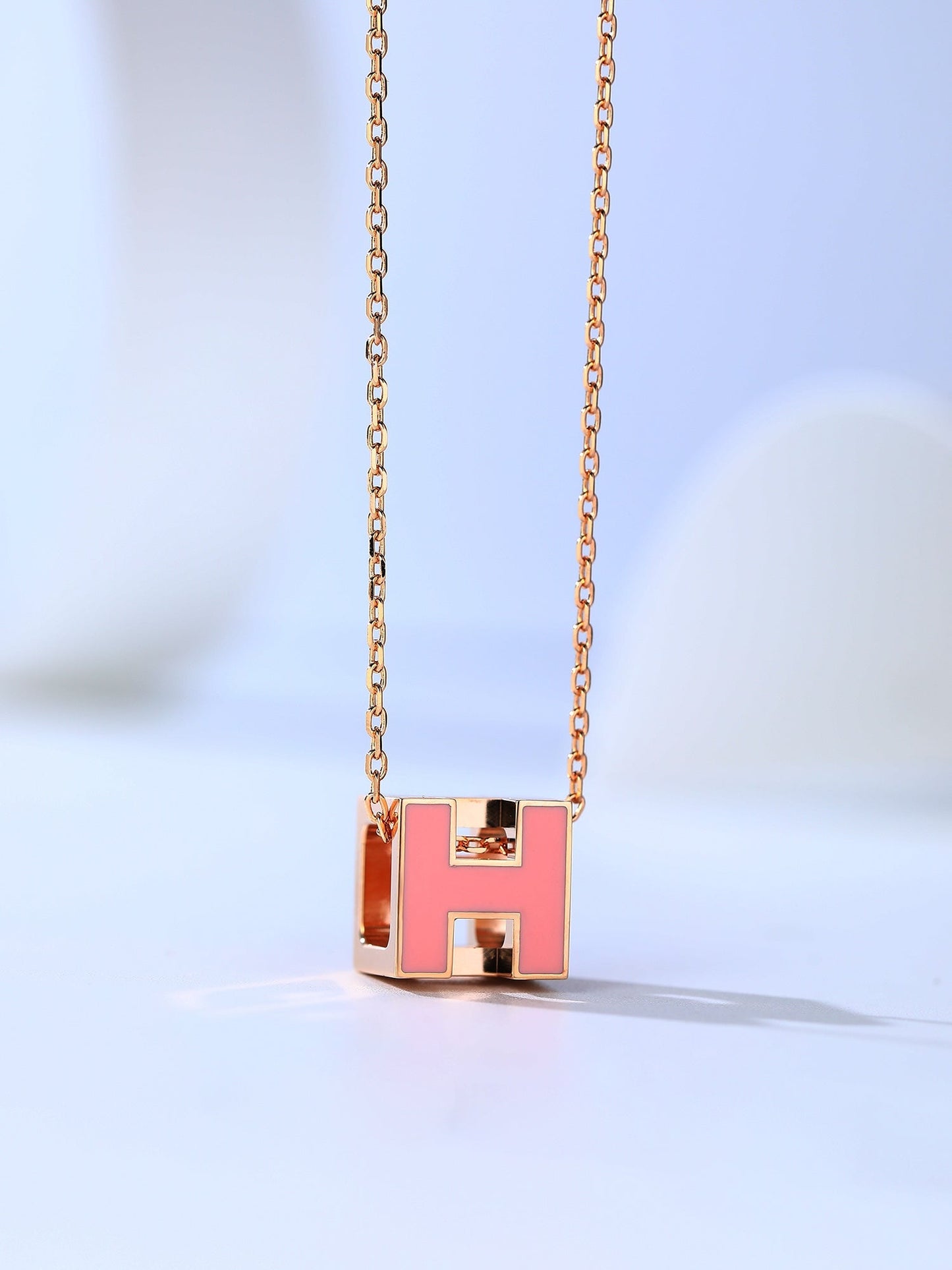[Kismet Jewels ]H CAGE PINK GOLD NECKLACE