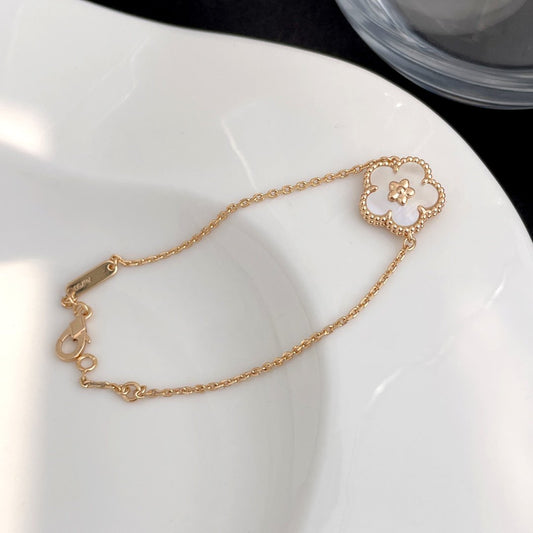 [Kismet Jewels ]LUCKY SPRING ROSE GOLD MOP BRACELET