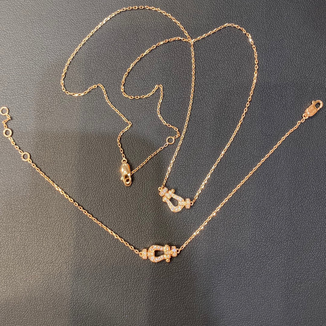 [Kismet Jewels ]FORCE 10 DIAMOND PINK GOLD NECKLACE MINI MODEL