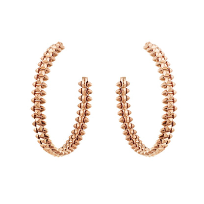 [Kismet Jewels ]CLASH LARGE HOOP EARRINGS