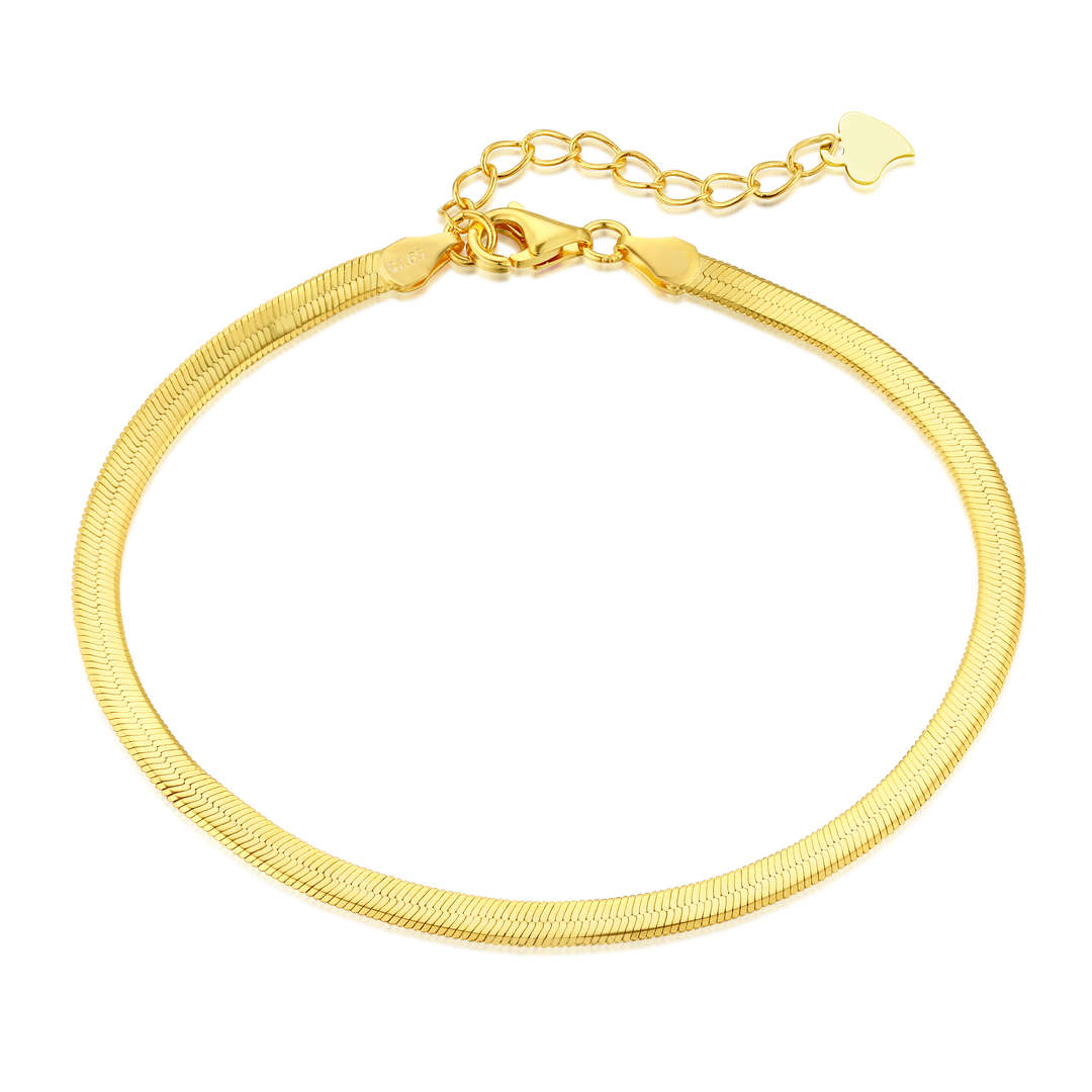 [Kismet Jewels ]Flat Snake Bone Chain Blade Necklace