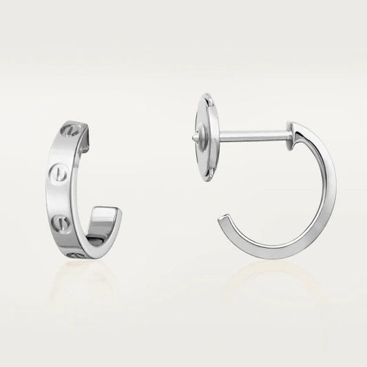 [Kismet Jewels ]LOVE EARRINGS 2.65MM SILVER