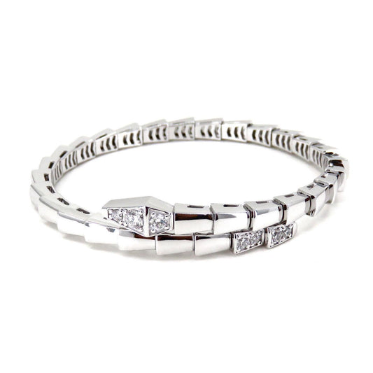 [Kismet Jewels ]SERPENTI BRACELET DIAMONDS SILVER