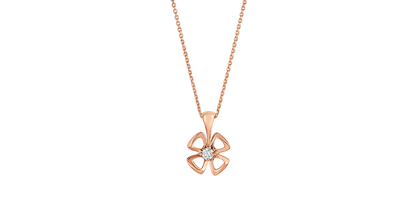 [Kismet Jewels ]FIOREVER NECKLACE DIAMOND CENTER