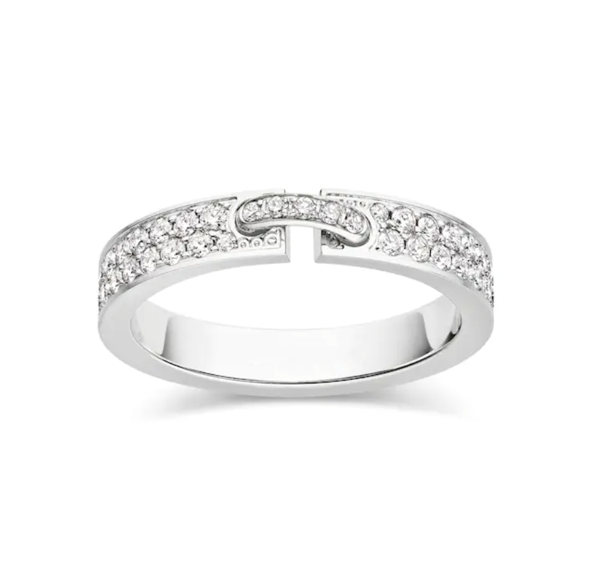 [Kismet Jewels ]ALLIANCE LIENS VIDENCE PAVED DIAMOND 4MM RING