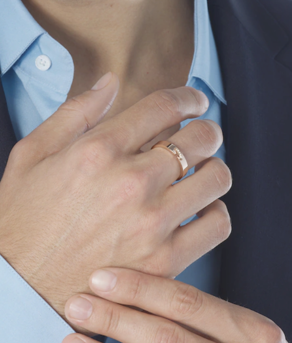 [Kismet Jewels ]ALLIANCE LIENS VIDENCE DIAMOND 4MM RING