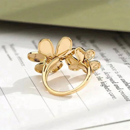 [Kismet Jewels ]CLOVER COMOS GOLD DIAMOND RING