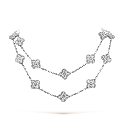 [Kismet Jewels ]CLOVER 20 MOTIFS DIAMOND SILVER