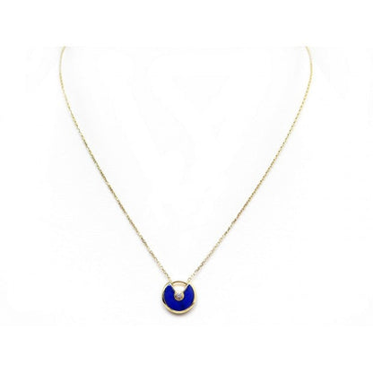 [Kismet Jewels ]AMULETTE ROSE GOLD AGATE NECKLACE