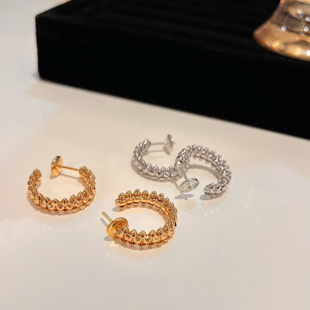 [Kismet Jewels ]CLASH SMALL HOOP EARRINGS