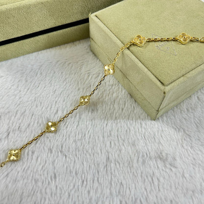 [Kismet Jewels ]CLOVER 6 MOTIF DIAMOND BRACELET